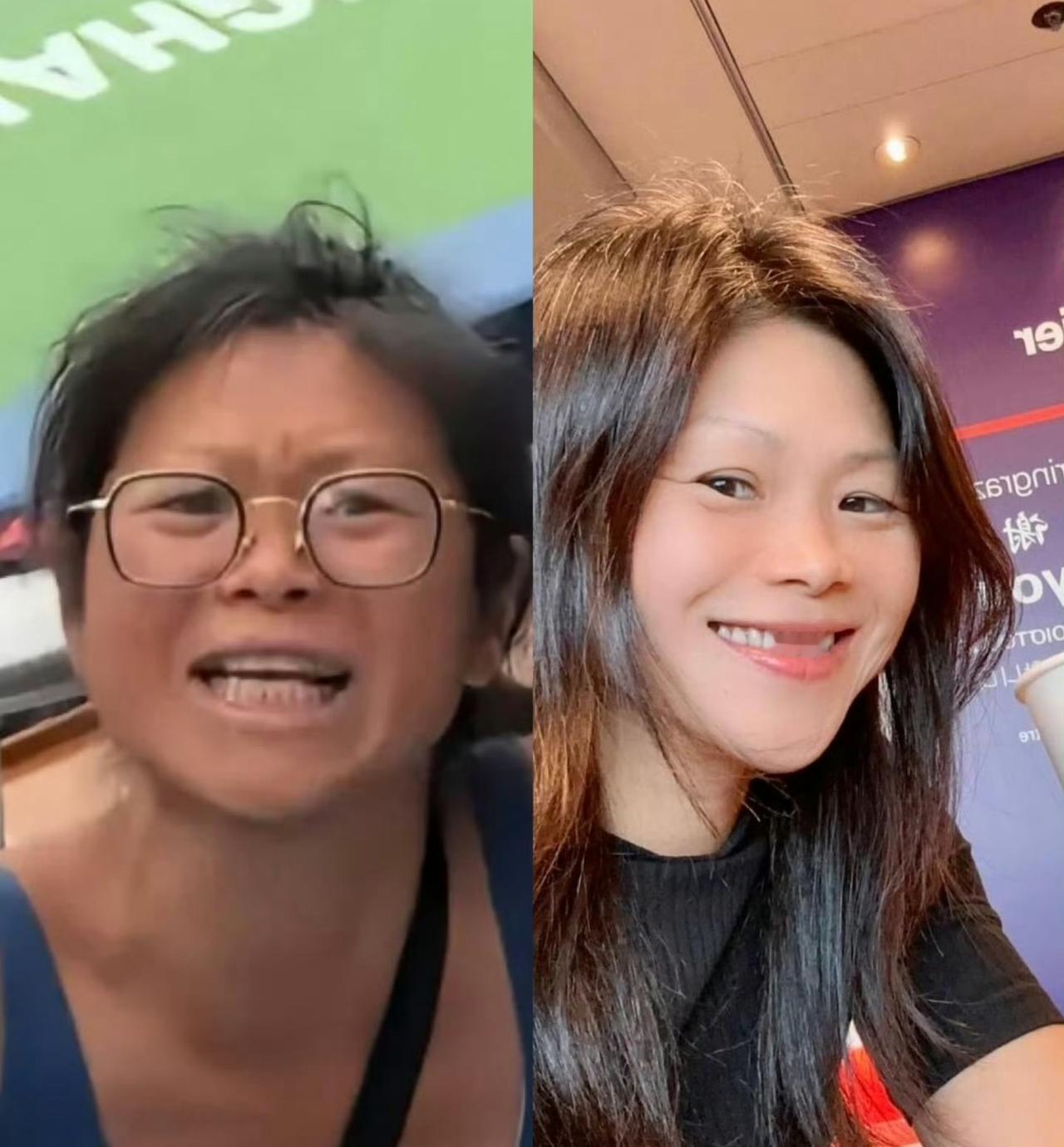 大闹上海大师赛的护照姐赵某云，美颜照和真人照，这完全是两个人。现实中面目狰狞，朋