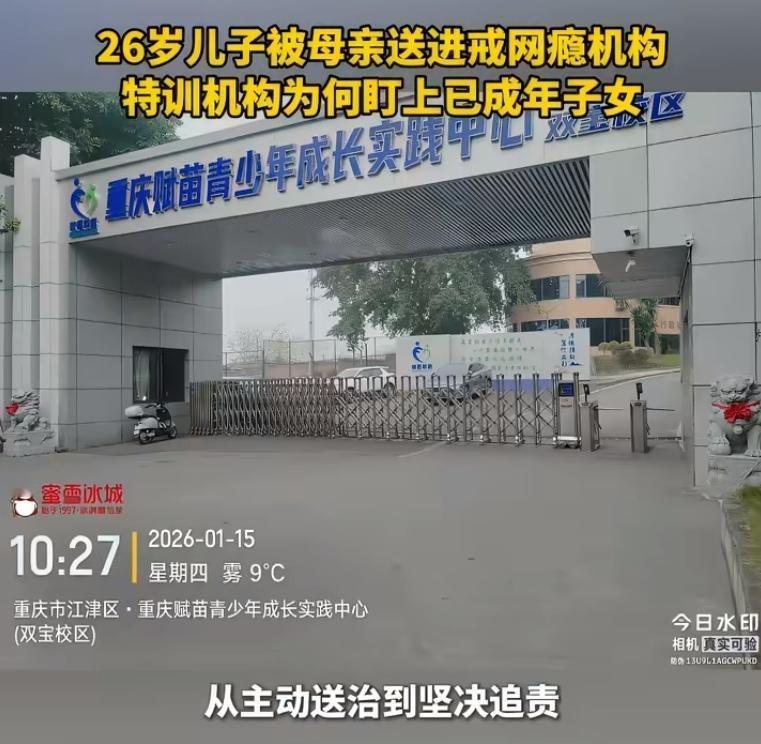 26岁，成年人，游戏代练，靠打游戏赚钱——然后被亲妈骗进戒网瘾机构。我看了半天，