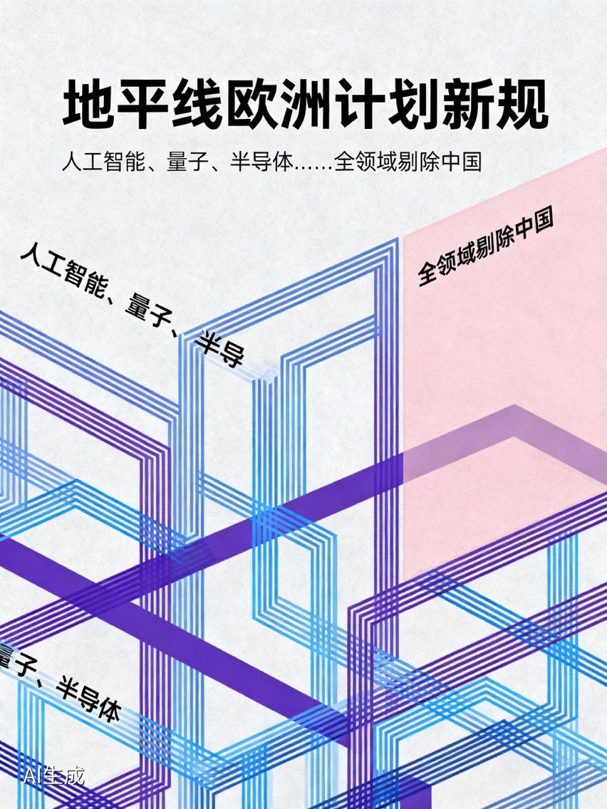 地平线欧洲计划新规：人工智能、量子、半导体……全领域剔除中国欧盟那笔高达93