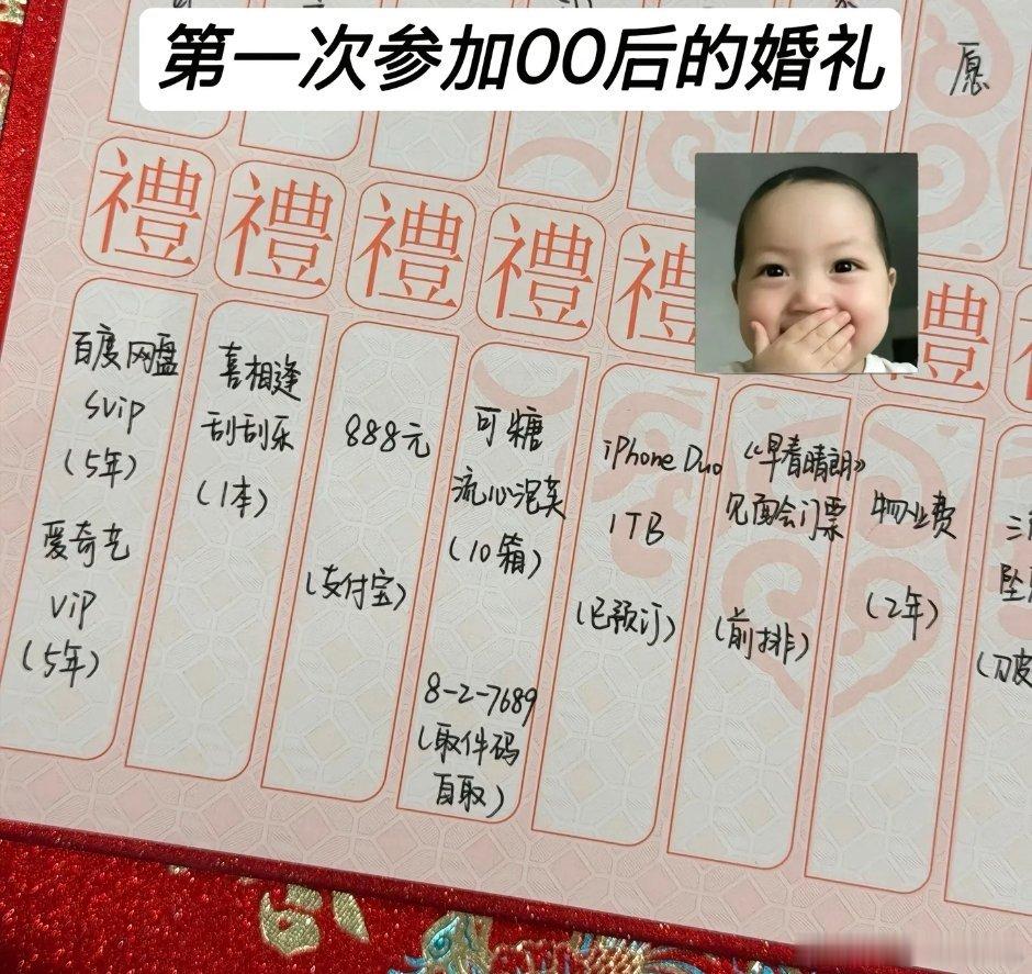 00后的回礼都这种了么​​​