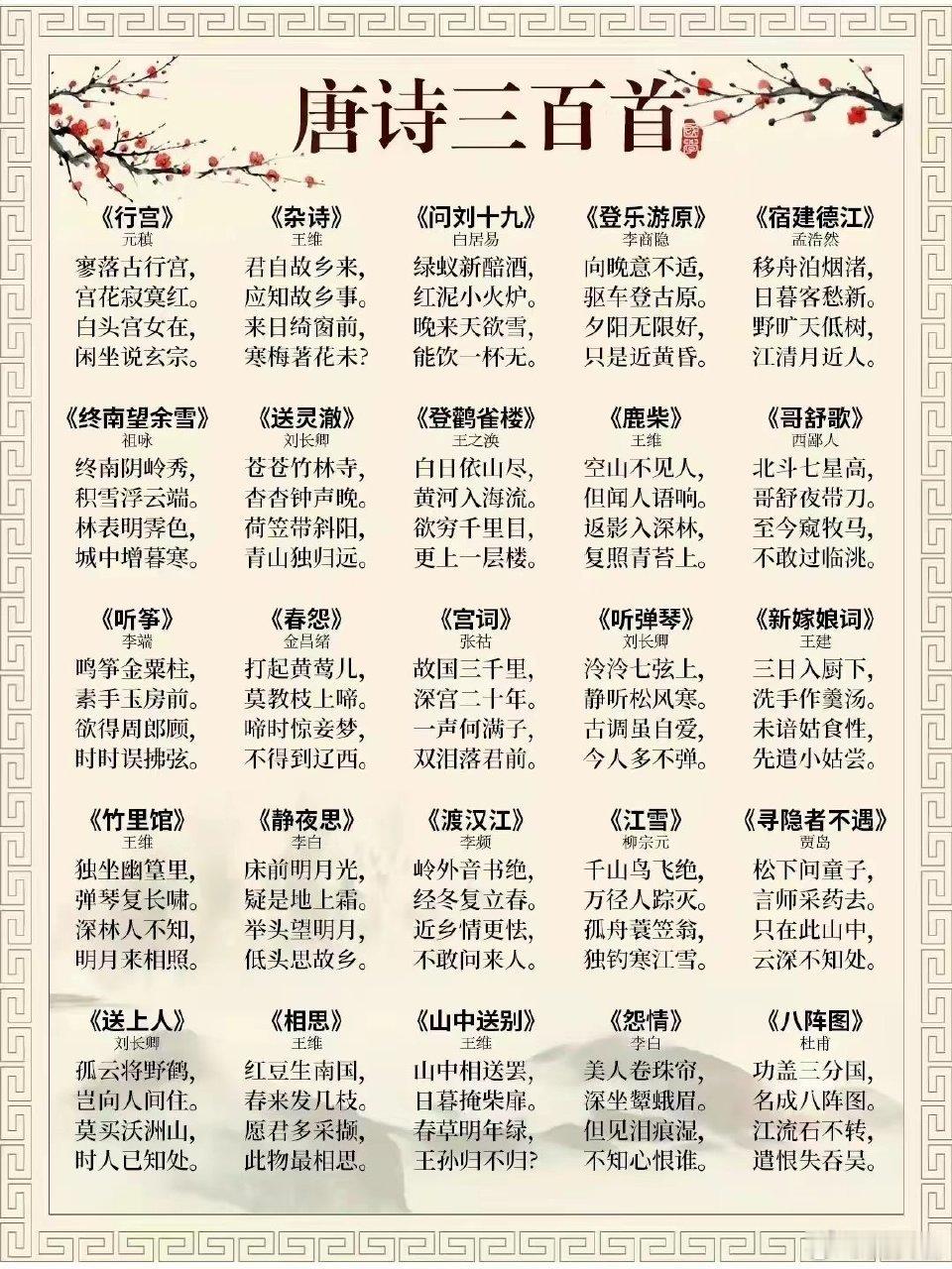 唐诗三百首都在这里​​​