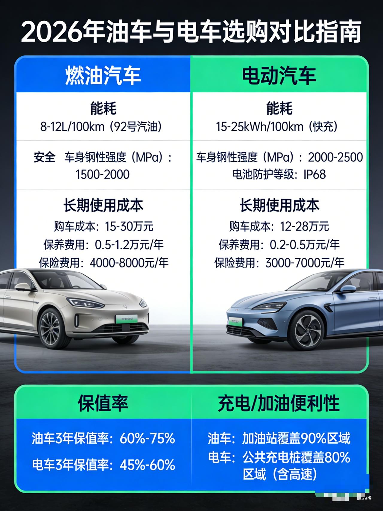 2026年买车，别再交智商税了！想省心就别买电车，想省钱就别买贵的电车！新能源
