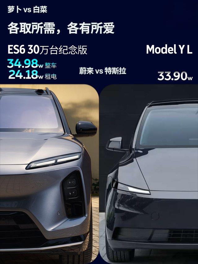 es6和modelyl，这么选最合理完全不同的驾驶风格，完全不同的产品定义，却