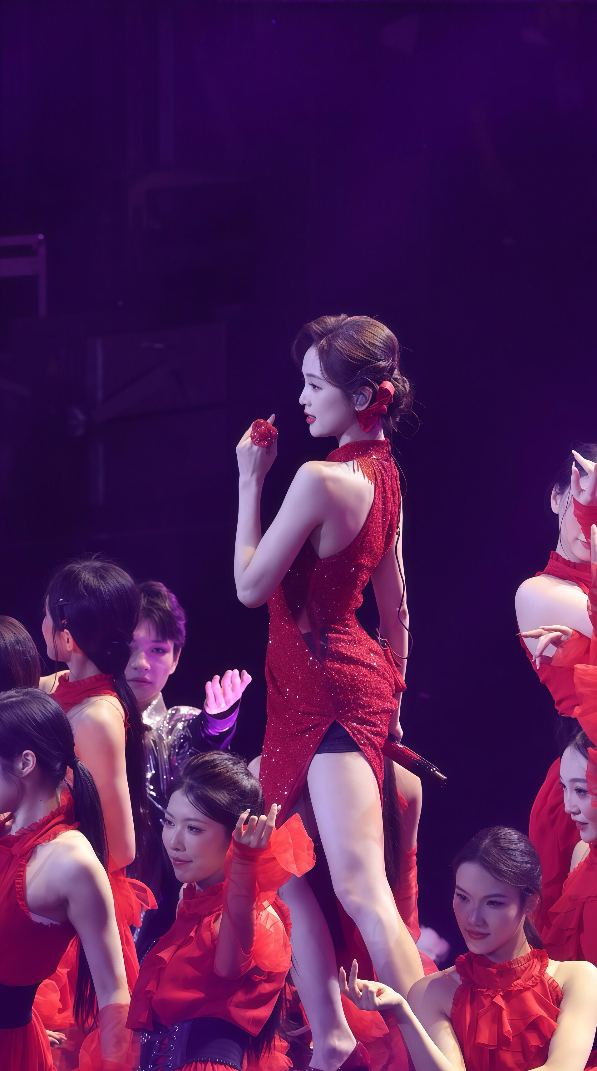 吴宣仪x旗袍舞台生图·美啊啊啊啊