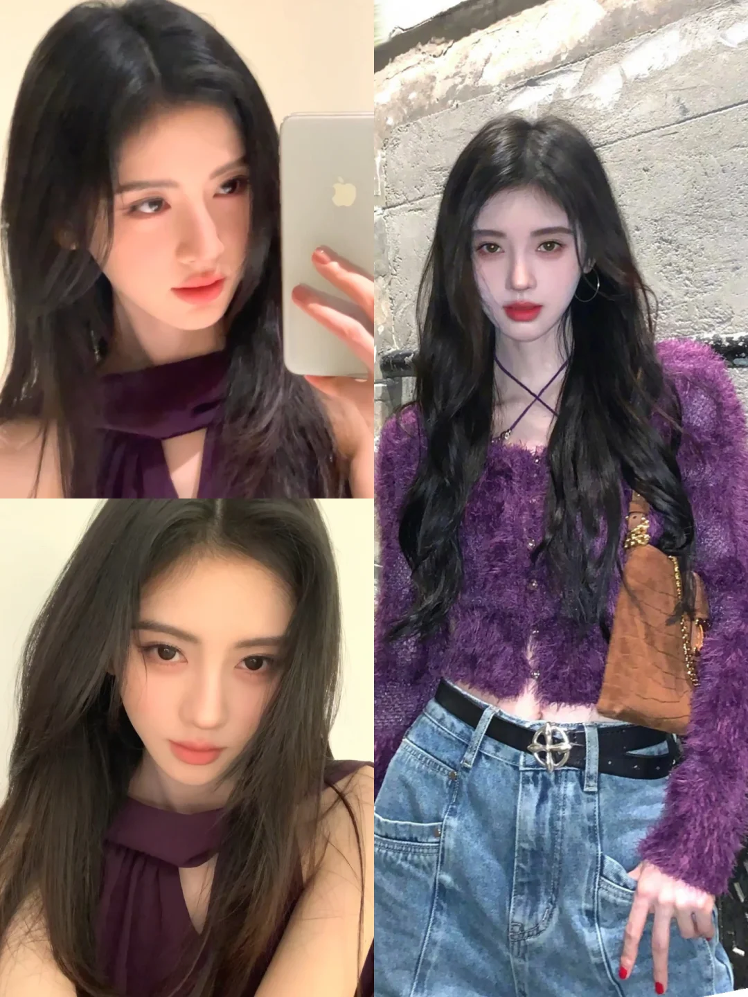 鞠婧祎｜紫色果然很有韵味💜