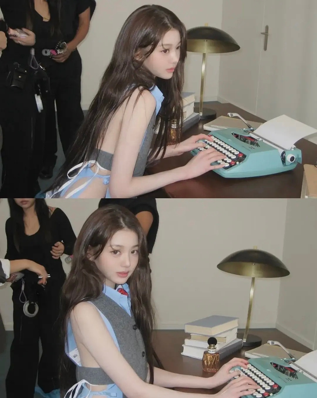 张元英这组图好清好瘦啊，终于不那么油了