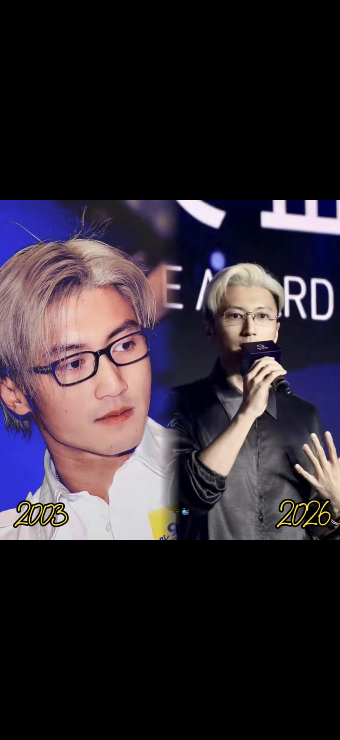 谢霆锋复刻了23年前的自己时光有痕，锋芒无界，23年归来，仍是那个惊艳时光的谢霆