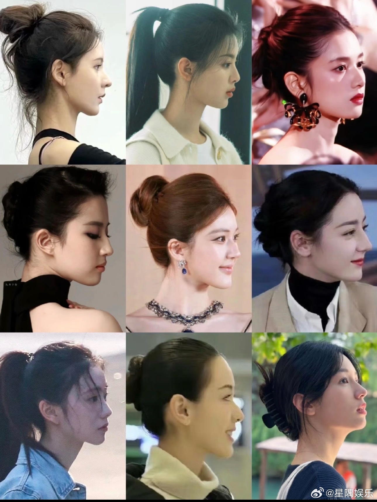 明星的侧脸也同样很有性张力啊，骨相都很不错