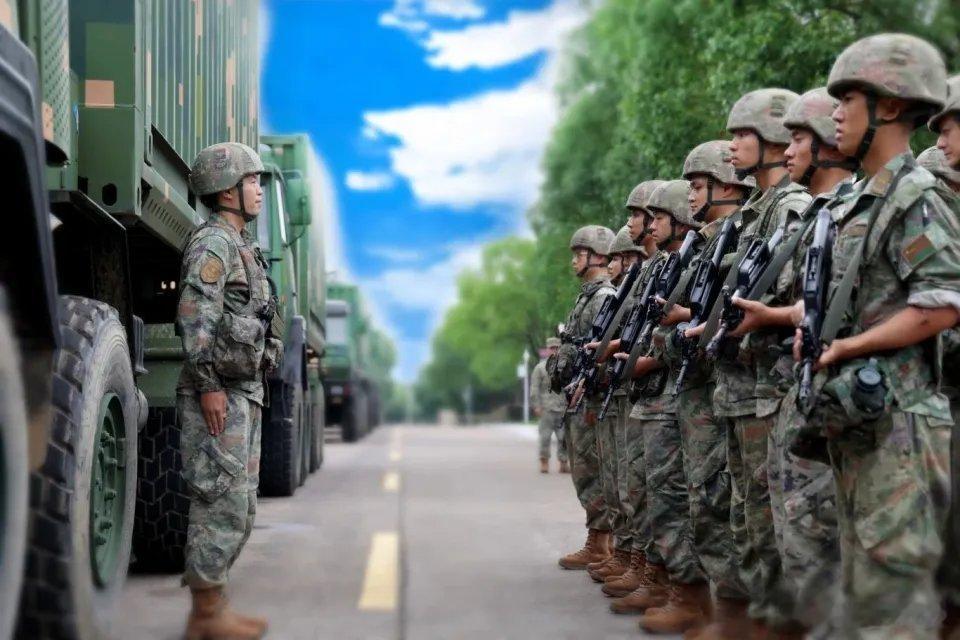 兵马未动保障先行🤛联勤尖兵，时刻准备战斗！无锡联勤保障中心某部展开全要素、