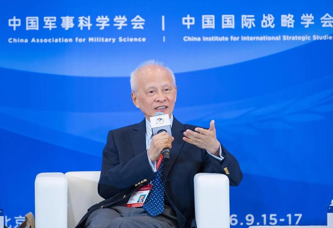前驻美大使崔天凯在香山论坛上，当着美军代表的面，谈到台海问题时说了一句分量极重的