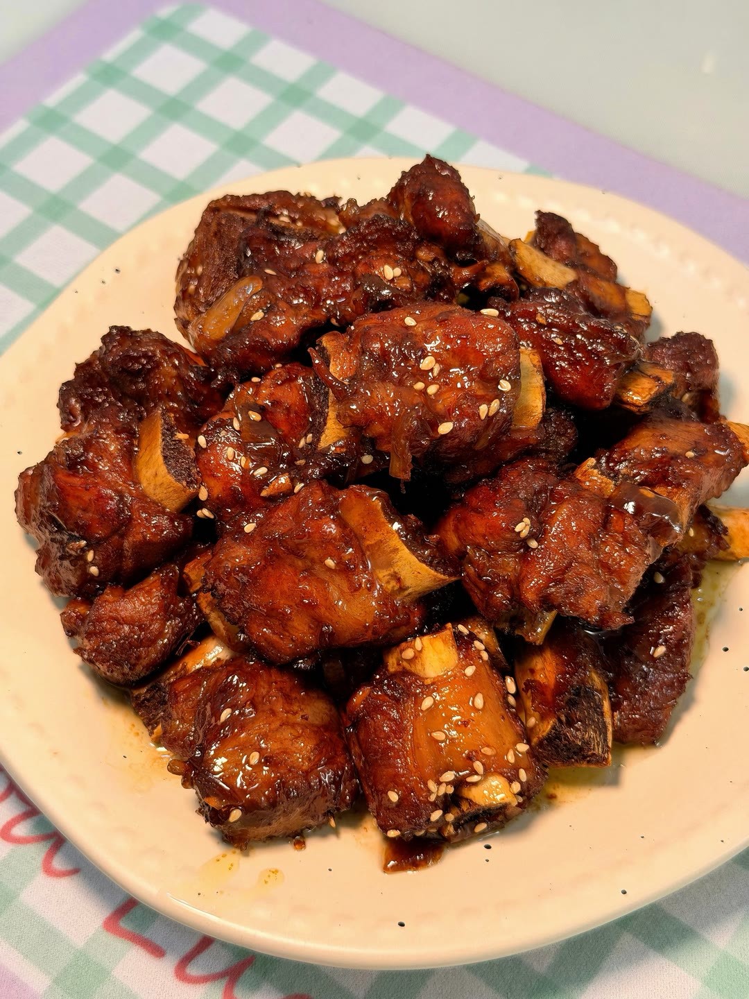 糖醋排骨｜🍛好像没糊锅可以.📔