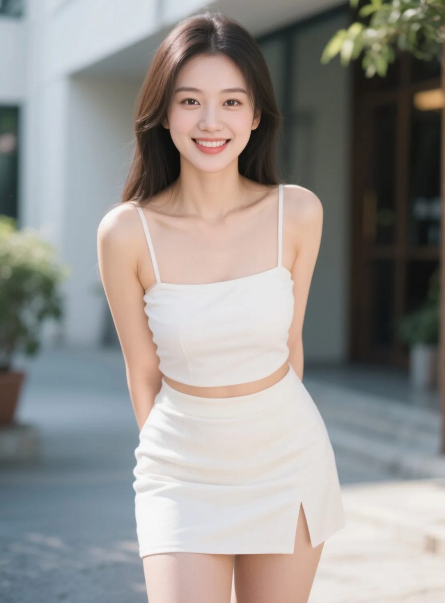 短裙轻舞青春梦，活力美女乐无穷