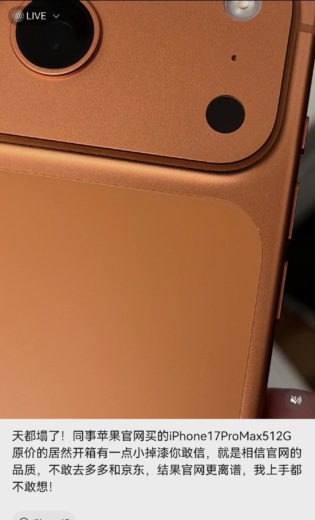 这小掉漆，不认真看还真不容易发现。换你的话，会不会介意呢。