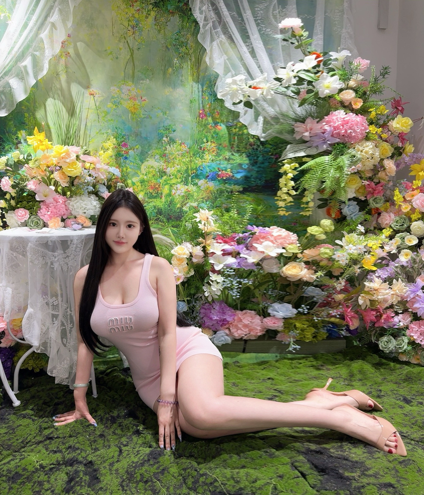 花会沿路盛开以后的路也是​​​