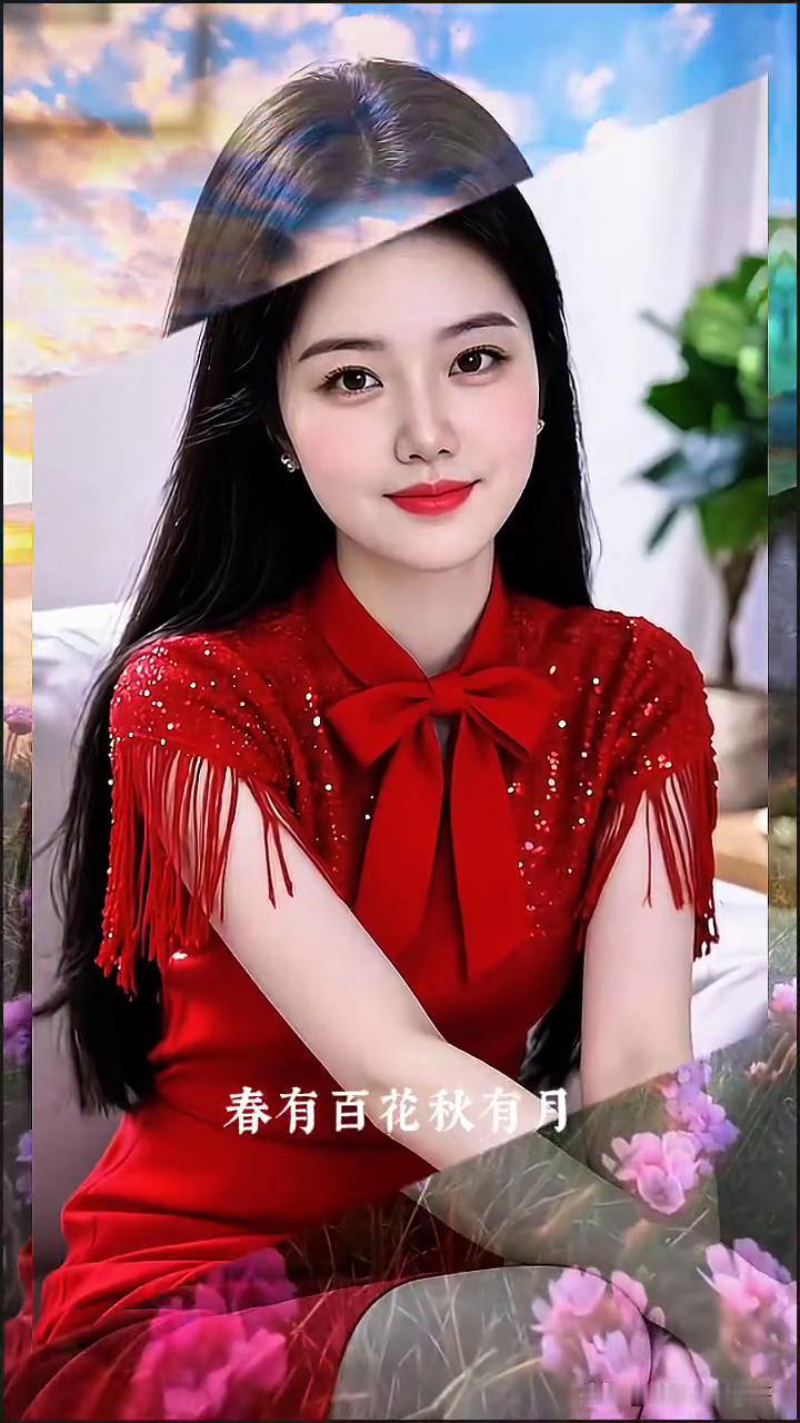 春有百花秋有月，夏有凉风冬有雪。若无闲事挂心头，便是人间好时节。