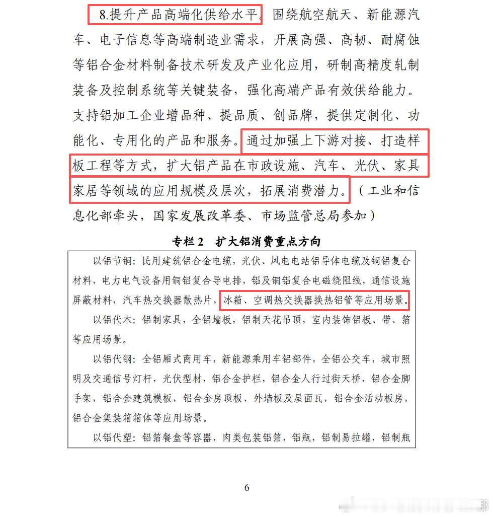 再说一遍最后一遍“铝代铜”已经上升为明确的战略导向，如果感兴趣的各位可以去搜一下