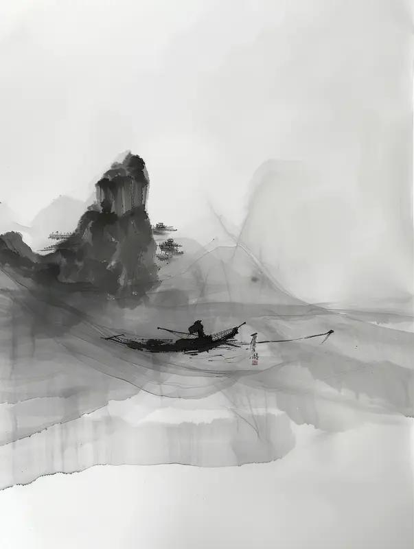 中国画的精髓究竟是什么?中国画的精髓，在我看来，是意境与笔墨的融合。就拿山水