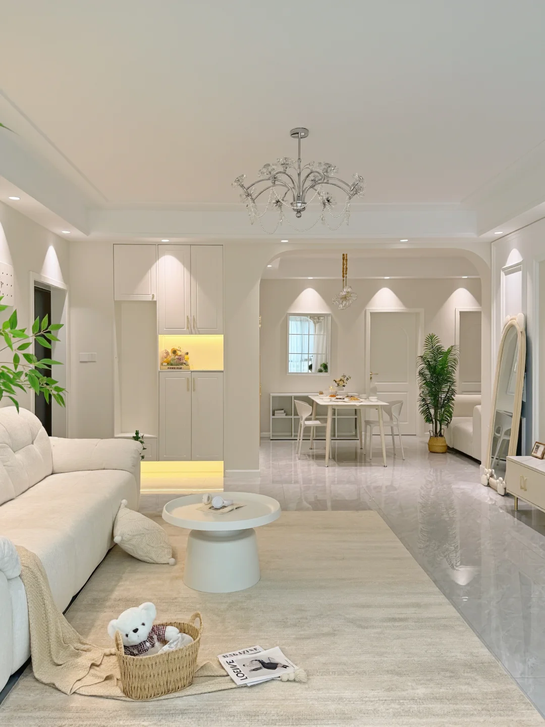 客餐厅吊顶+背景墙|详细尺寸分享快来抄作业