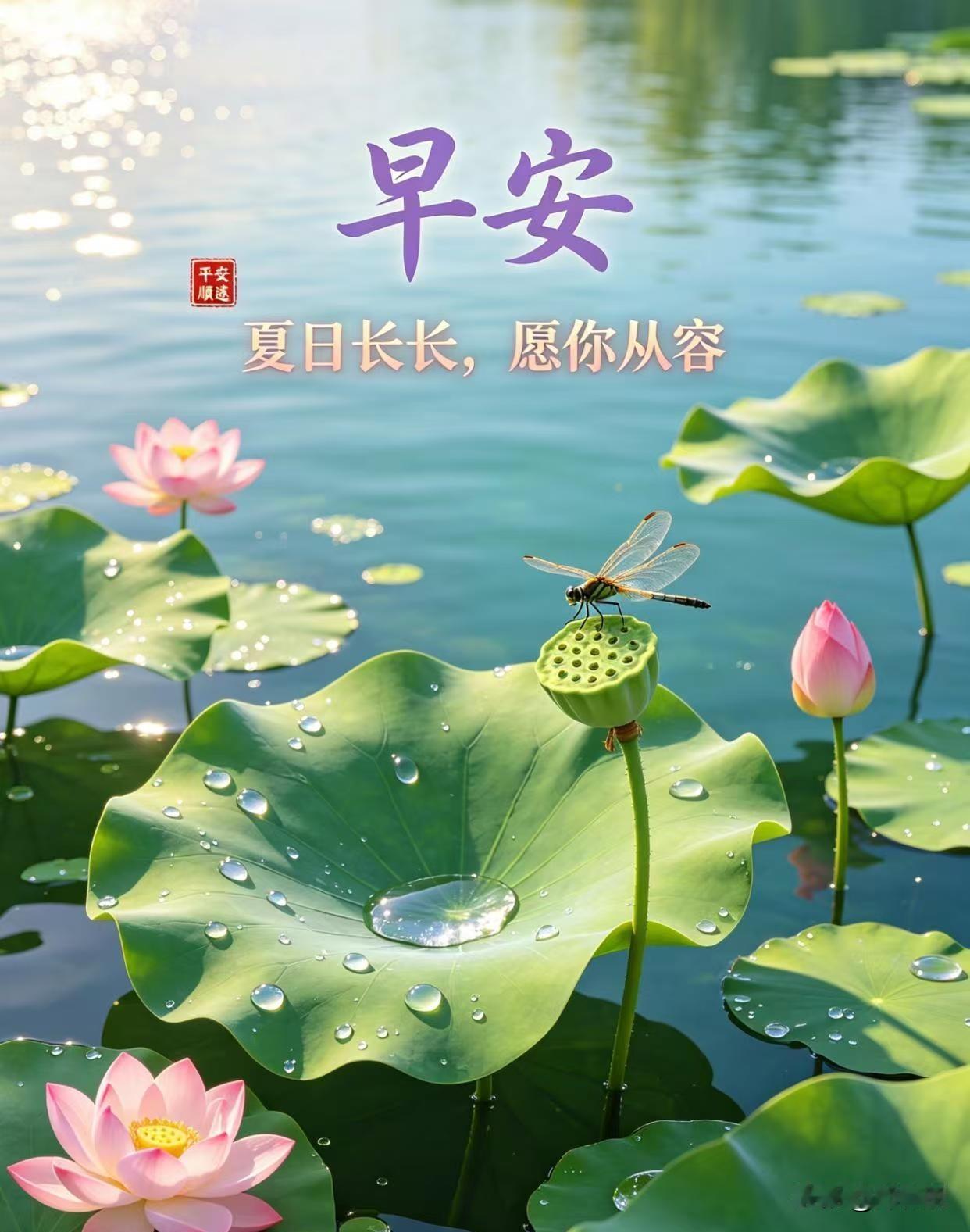 [比心]早安心语[比心]晓色初开映轩窗，晨光破雾韵悠长。枝头鹊语催人起，