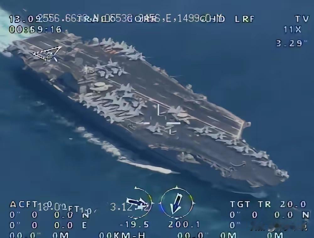 十分危险，伊朗错把相机当做战斗力近日伊朗的无人机拍摄了一张美军航母的照片，想要