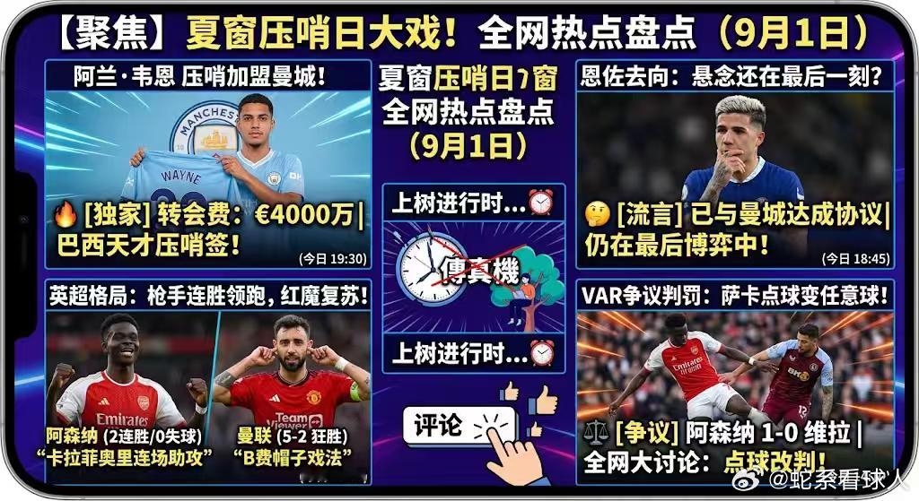 #英超#⚽️【英超夏窗压哨日：豪门最后冲刺，利物浦也有大动作】夏窗进入最后阶段，各大豪门纷纷加速补强