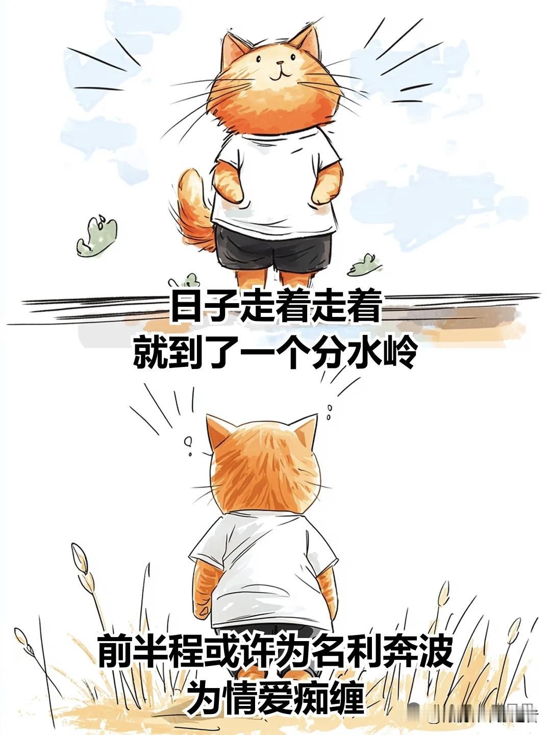 治愈漫画I人生下半场，拼的是健康，比的是心态漫画治愈时刻