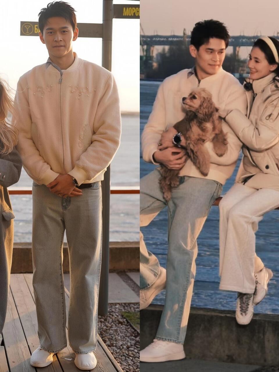 妻子的浪漫旅行2026时尚灵感解读孙杨圣彼得堡旅行穿搭简约又接地气，三套造型统