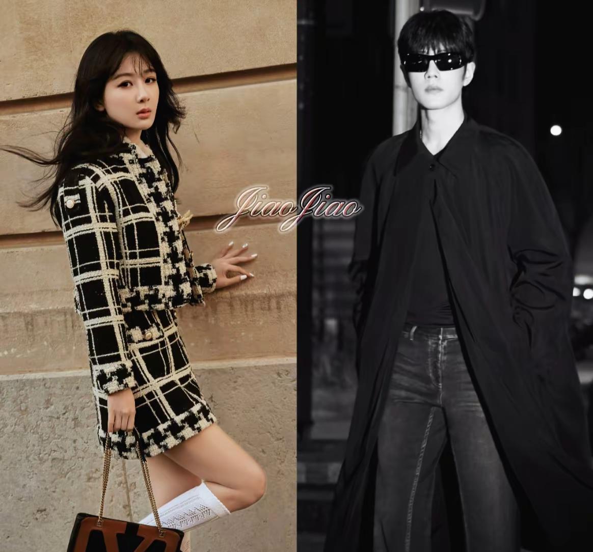 肖战和杨紫同一天在米兰时装周亮相，粉丝们盼星星盼月亮，结果连张合影都没等到。肖