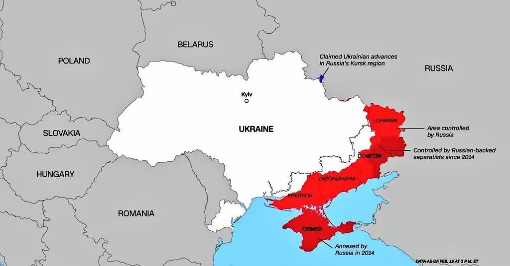 最新消息：​美国准备承认俄罗斯对克里米亚以及乌克兰其他被占领地区的控制权，以换