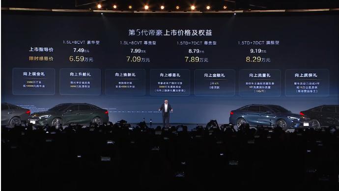 降价的第五代帝豪6.59-8.29万的还不香吗？之前大伙说上市这个价有点贵，没