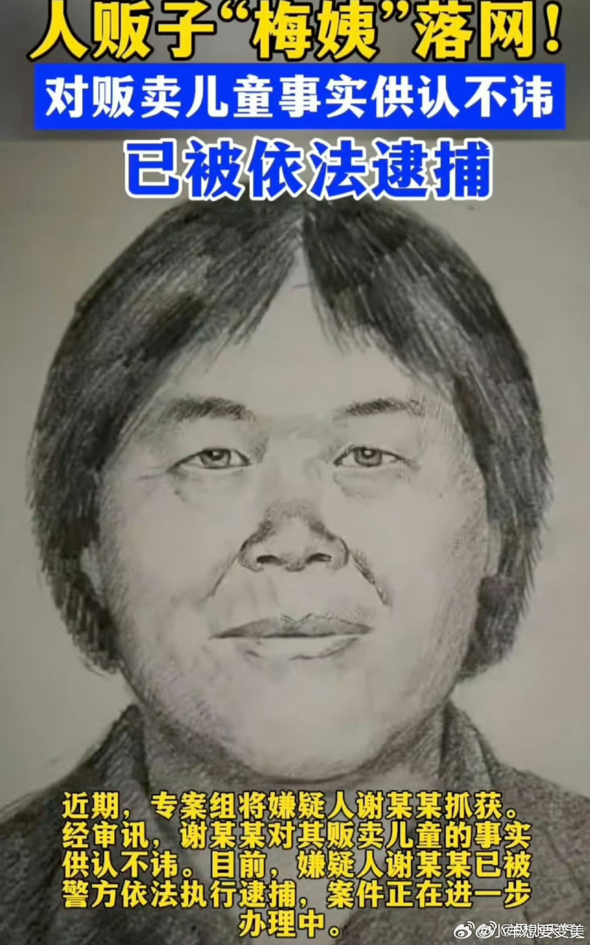 央视公布梅姨案细节二十余年悬而未决，一个代号牵动无数人心。从2003年第一起儿