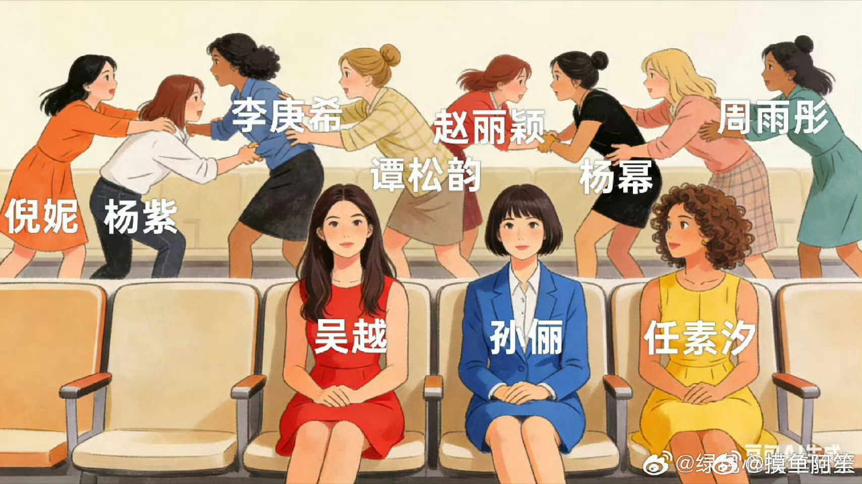 这图太损了怪不得大家都想当演技咖网传白玉兰最佳女主初选投票