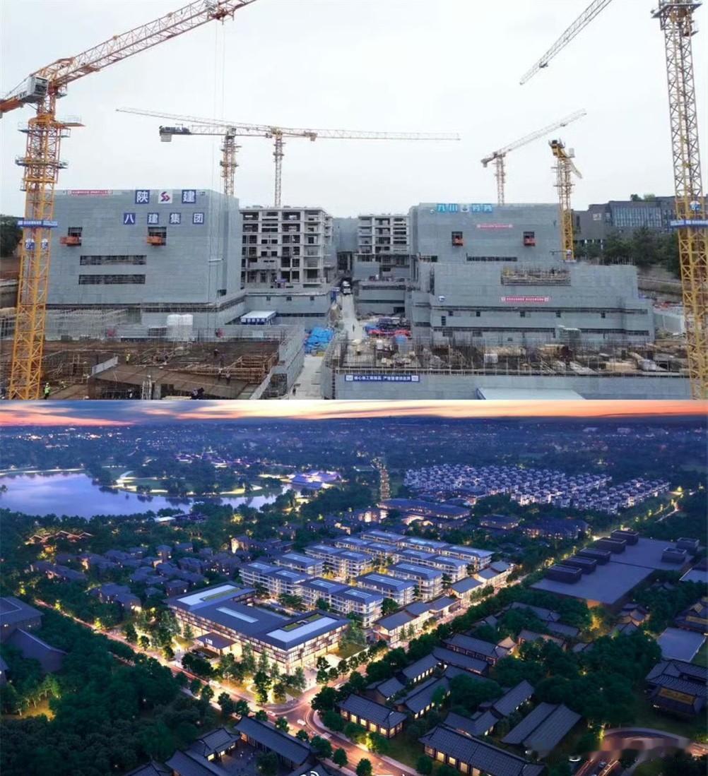 大雁塔旁曲江太平坊加速建设，全国首家LXR酒店要来就在大雁塔景区对面，备受关