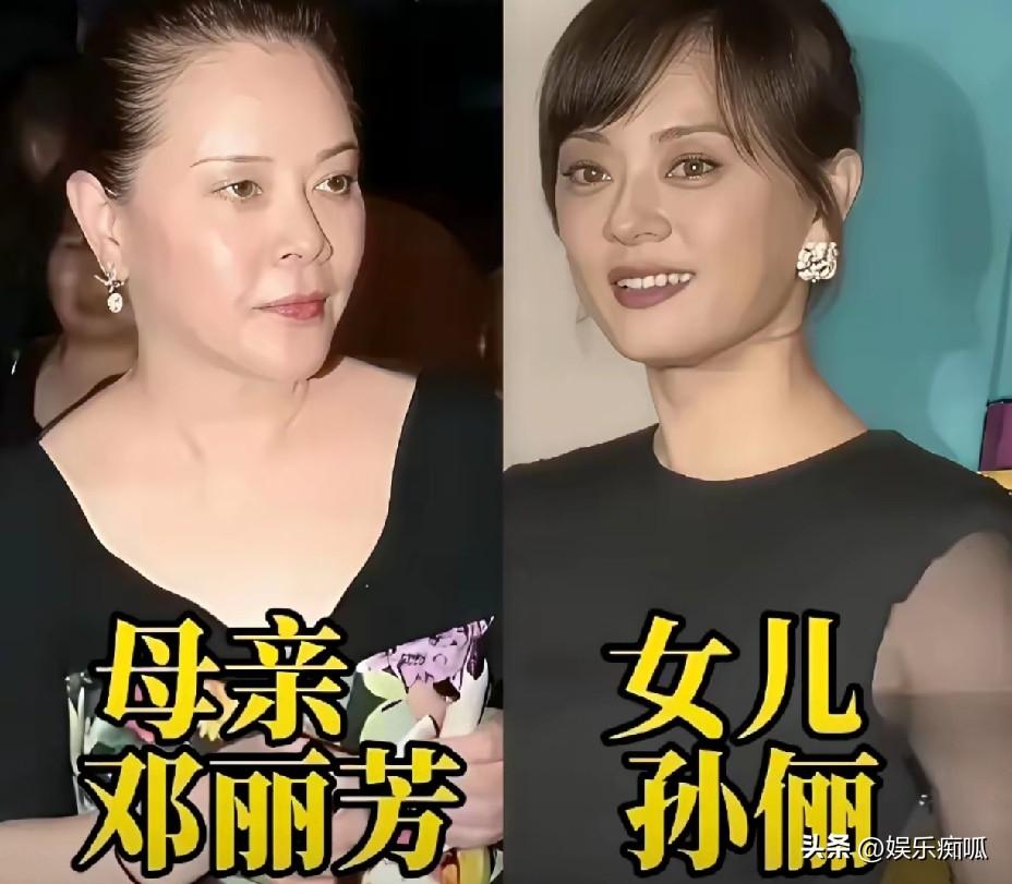 孙俪妈妈这皮肤状态简直逆天了，跟女儿站一起愣是分不清谁大谁小！人家不靠医美不砸钱