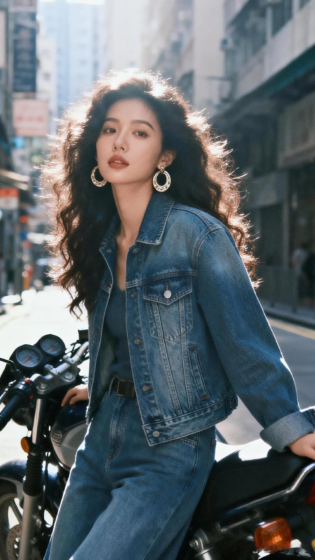 风起时，轻抚发梢，自由驰骋。你认为漂亮的女人什么时候最迷人风华绝代，街市流光。