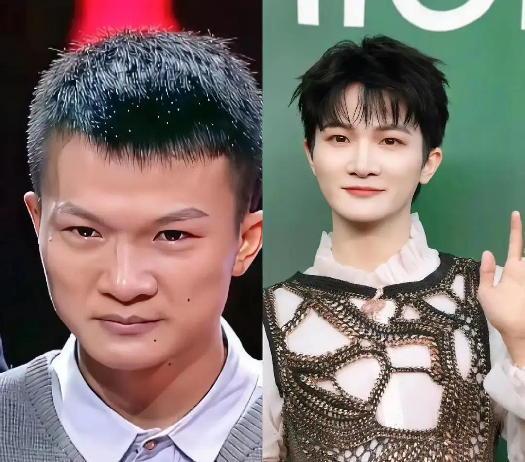 事实证明，成名简直堪比整容。你看周深出道前后的对比，简直是天差地别！但说“
