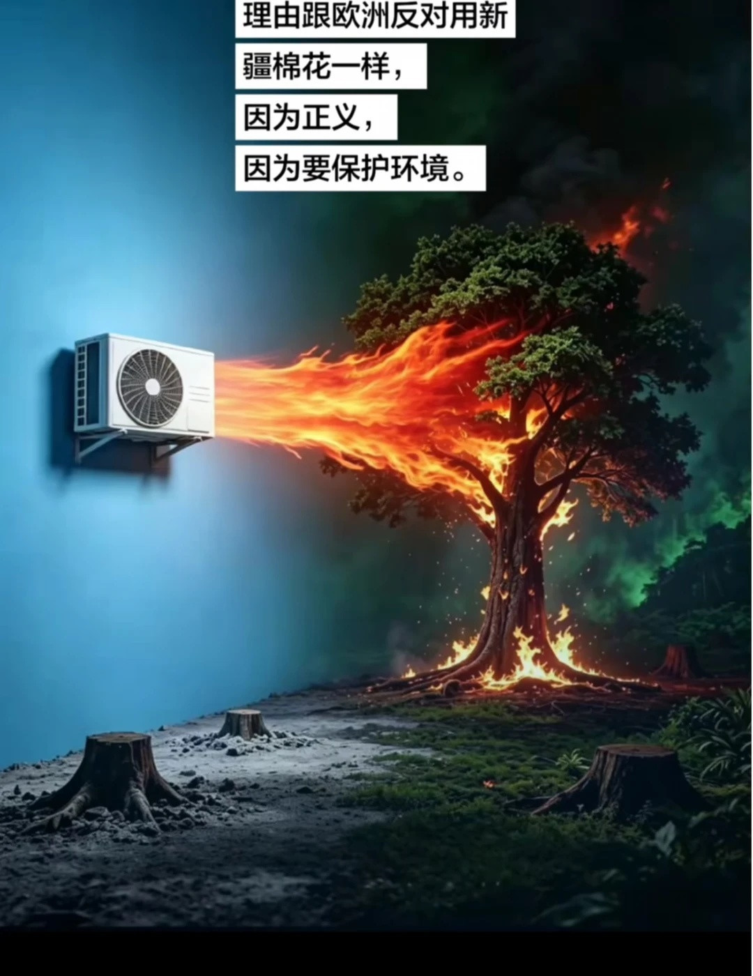 坚决反对欧洲人装空调！1⃣️如果全体七亿欧洲人都过上和美国人、中国人一模一样的