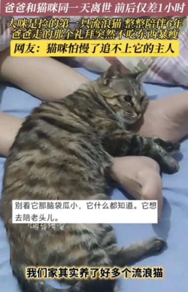 解释不清了。山东烟台，一女子发视频称，她的爸爸在离世那天，她爸爸养了6年从未生过