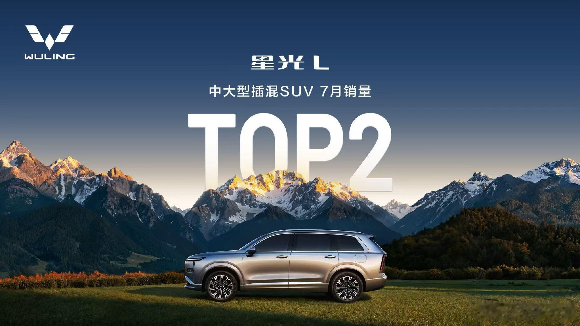 五菱星光L杀疯了🔥上市首月拿下中大型插混SUV销量TOP2！上市两周...