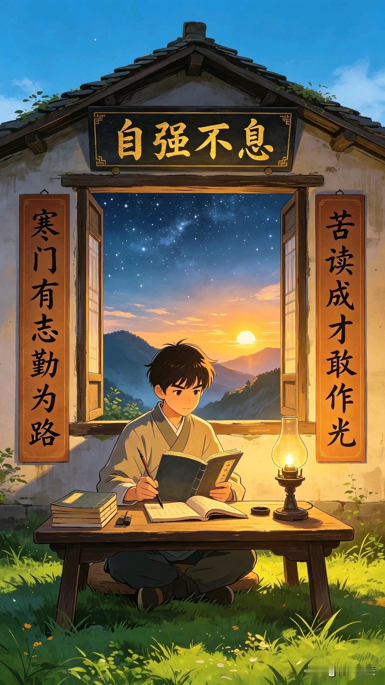寒门立志，勤学改命：这副对联写尽普通人的向上之路别急着认命，普通人的出路，