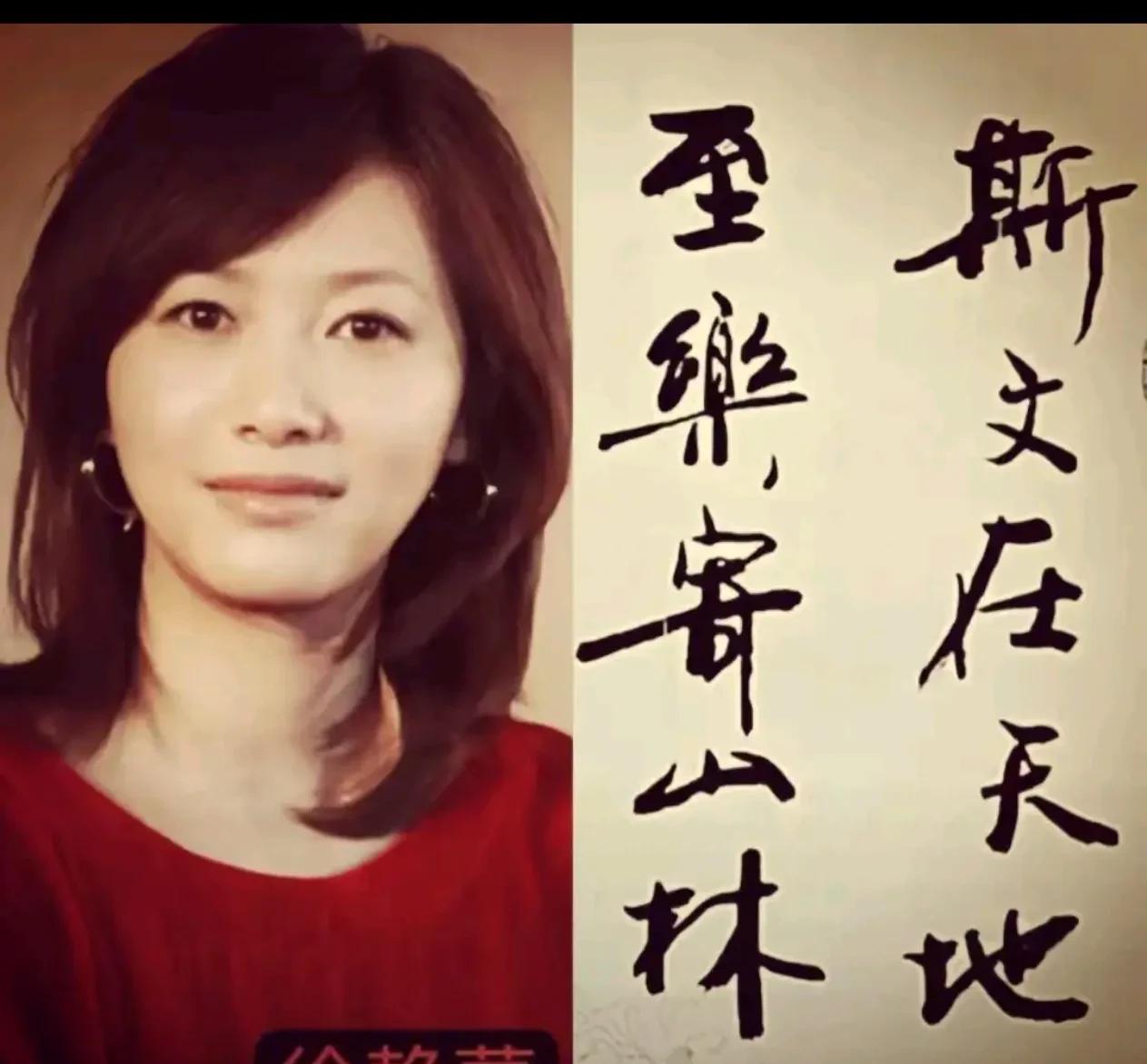 才女徐静蕾的书法，本人不懂书法，但觉得这字写的好！大气磅礴，铁勾银弯，有大家子气