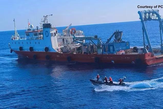 中国海洋科考船“嘉海科”号并未远离巴丹群岛太远，菲律宾海岸警卫队发言人污蔑称中国