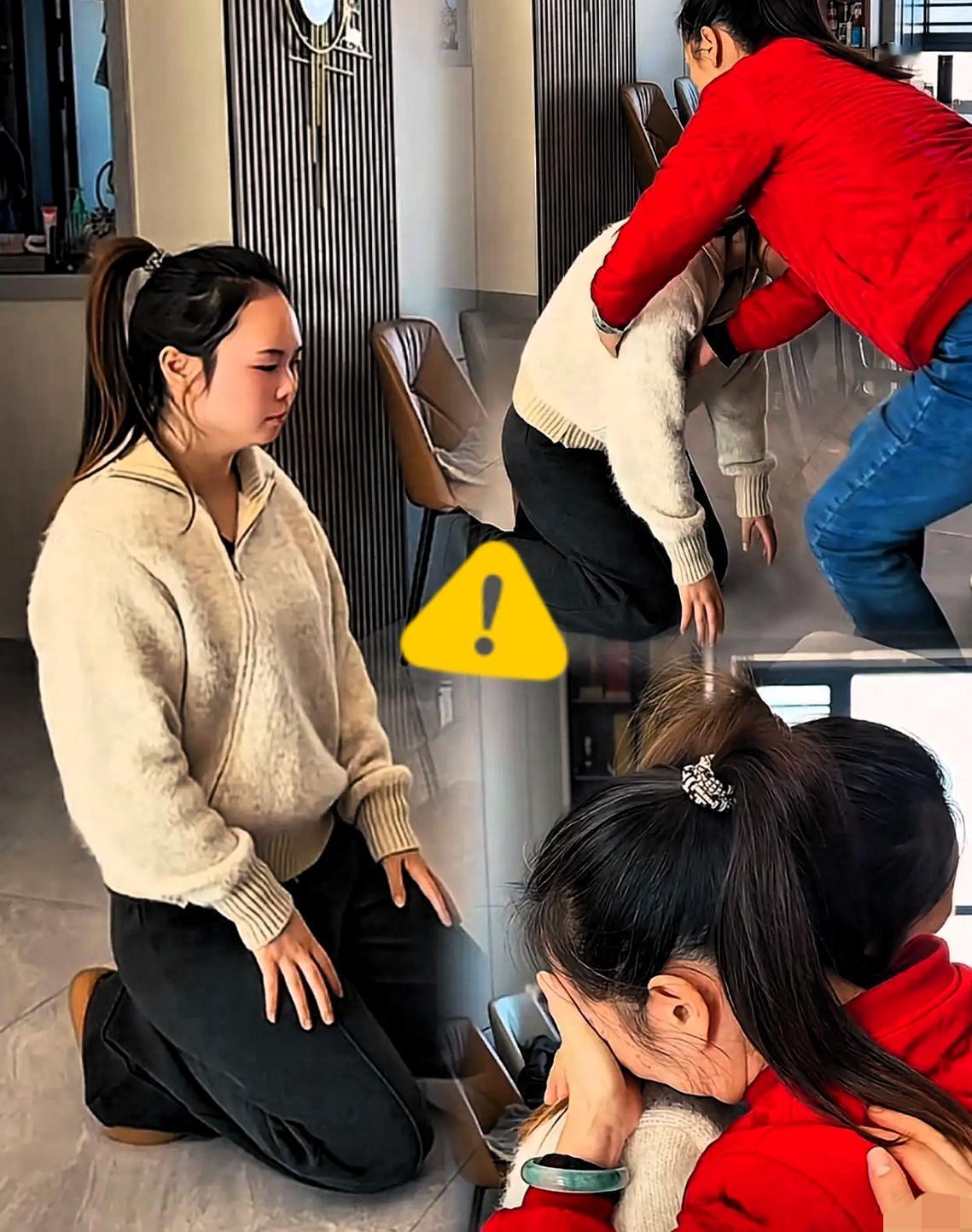 湖南这女子，因为丈夫出轨离了婚。离婚当天，她拎着行李正要出门，却突然对着公婆跪下