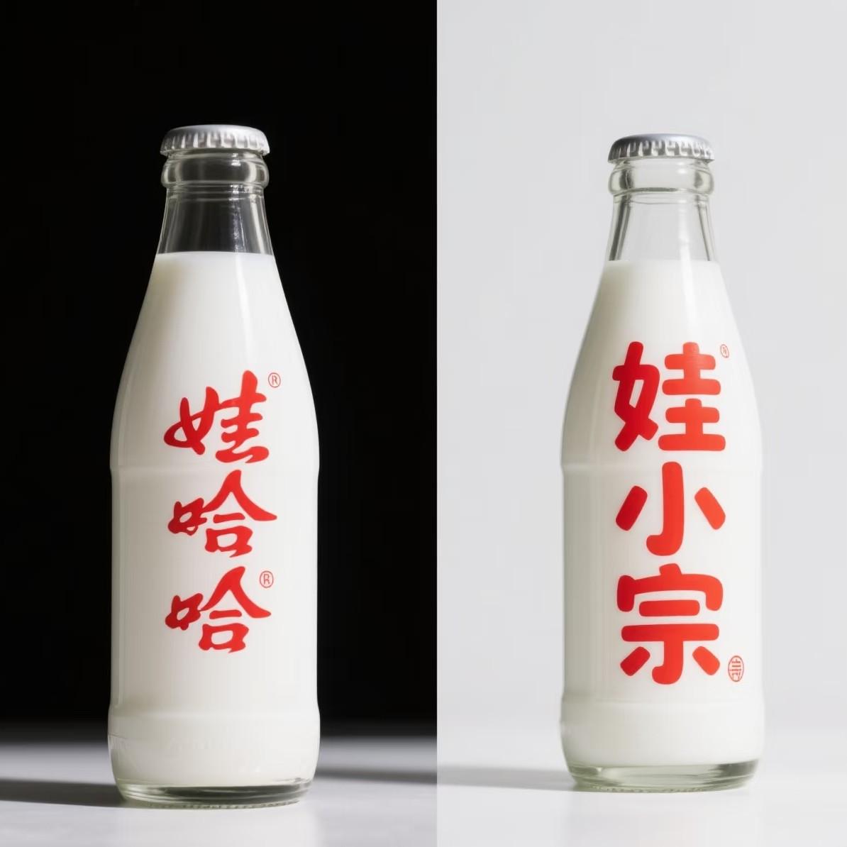 逛超市的时候，老公突然问我哇哈哈、娃小宗一起摆货架上，喝哪个？作为女人，我毫不