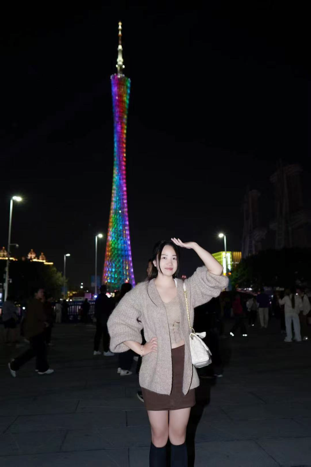 来到海心沙总得留念几张照片吧灯光秀