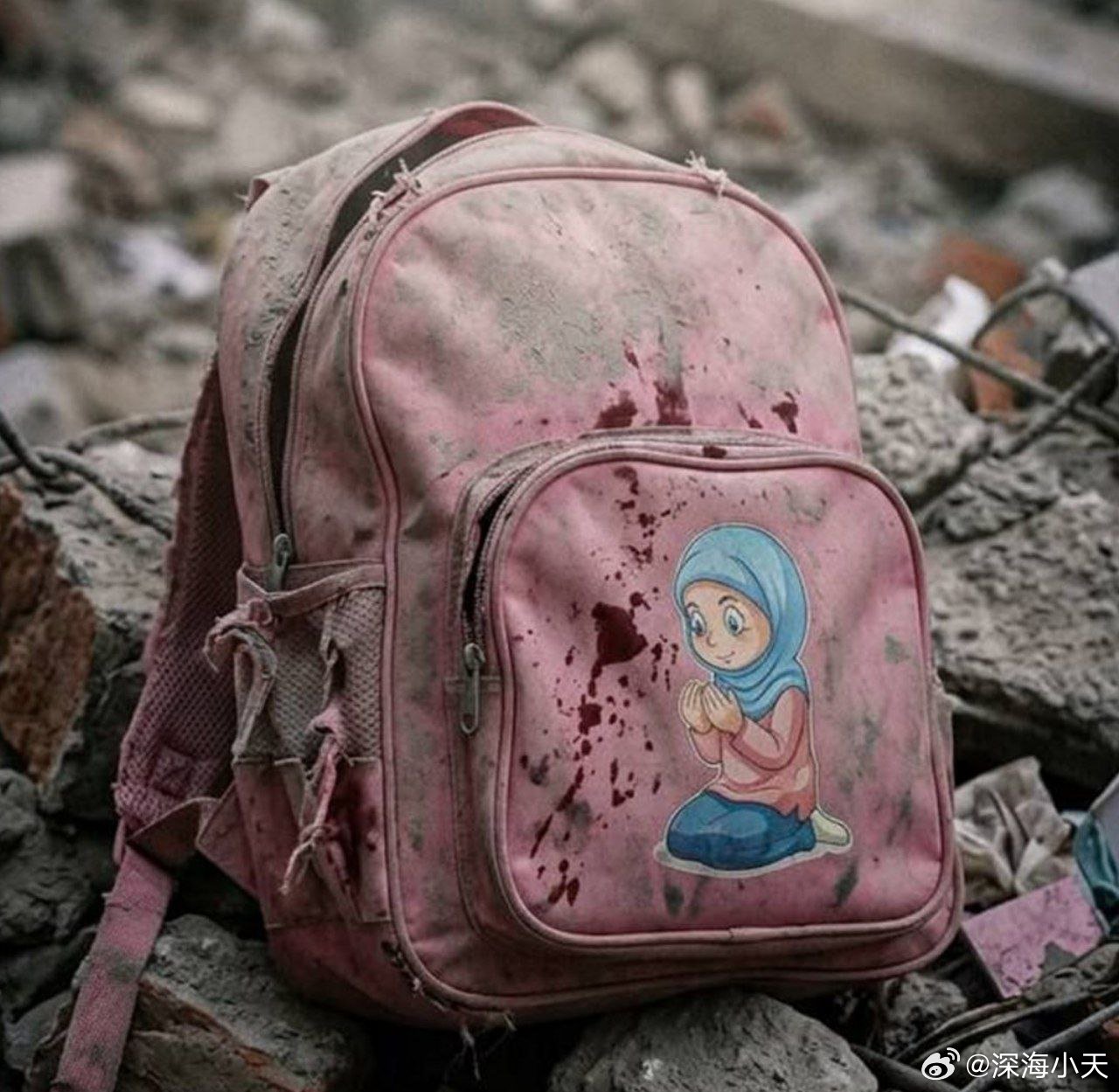 对于伊朗遭空袭100多个孩子顷刻被炸死的新闻，许多境外简体中文平台账号，统一口径