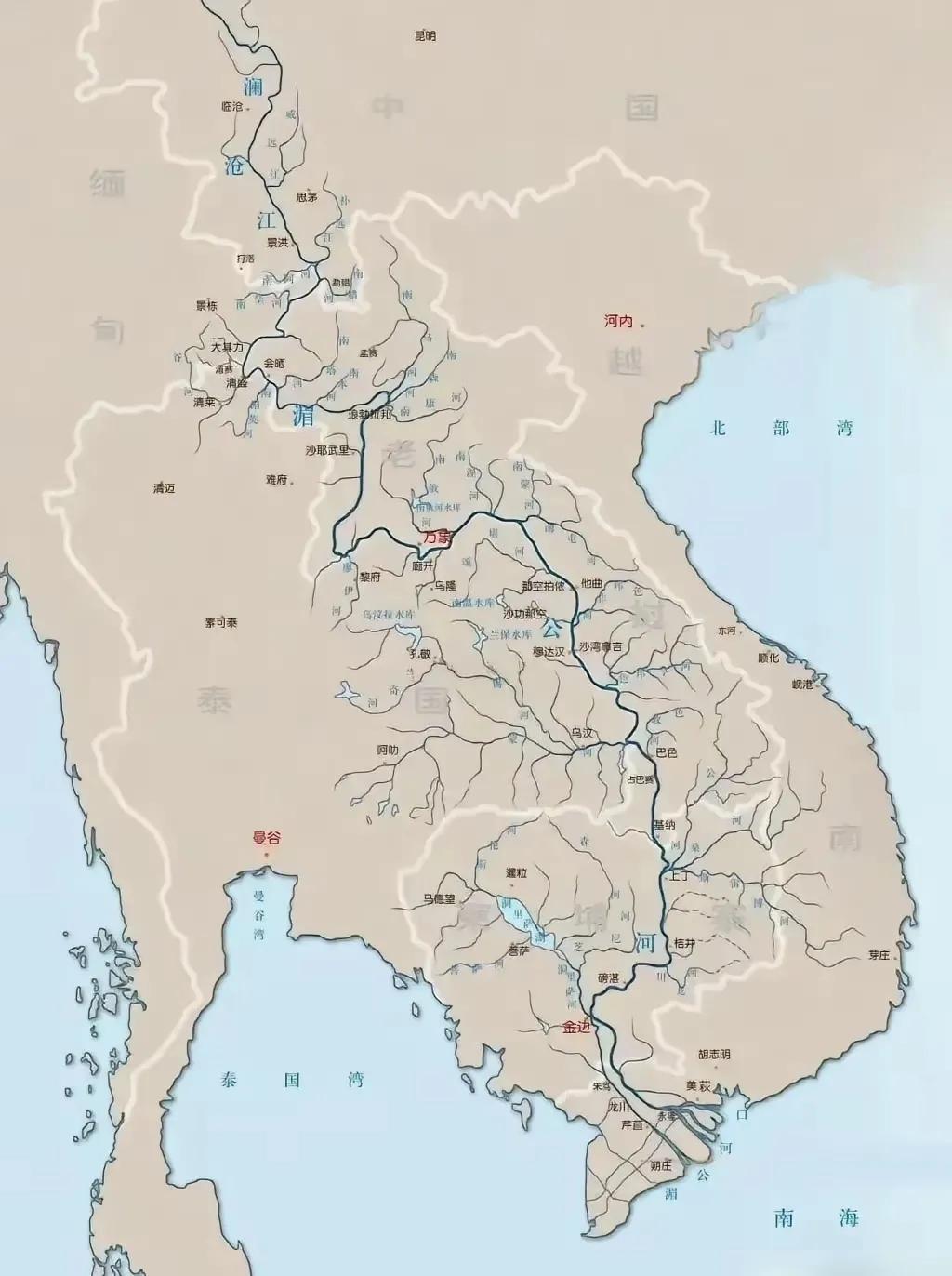 我们的老祖宗锐意往西、往北发展，而不是是往中南半岛发展。我想有这么几个原因：