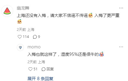 一张图证明现在上海湿度有多大路边长蘑菇了