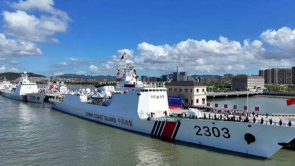 中国海警船2年服役14艘！主炮升级战时或承担4大任务