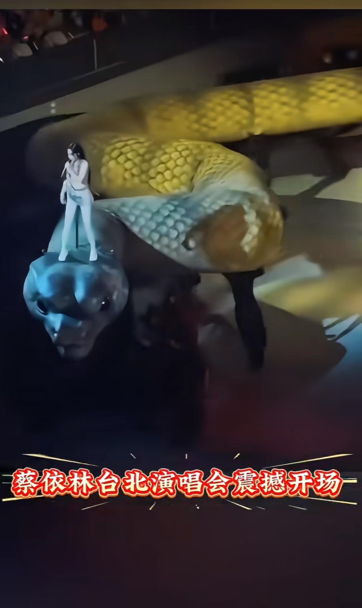 蔡依林台北演唱会真的绝了，开场震撼到我了！台北小巨蛋晚上八点出头，她从主舞台正